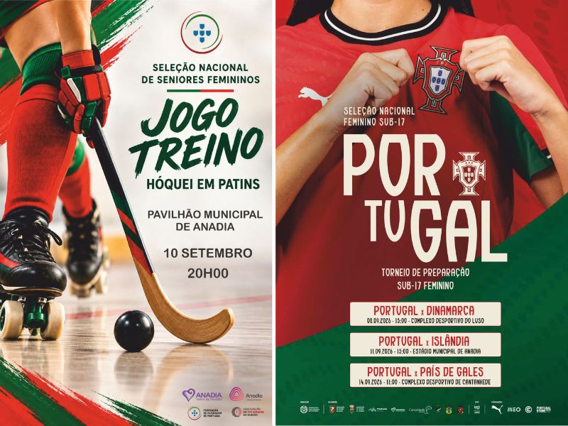 Anadia recebe Seleções Nacionais Femininas de Futebol e Hóquei em Patins Clique para indicar ao Gmail que esta conversa é impor(...)