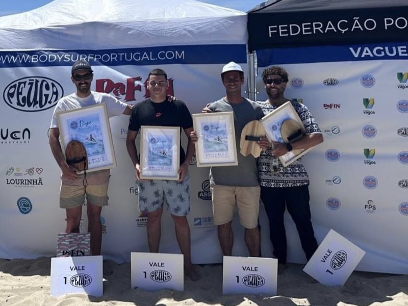 João Moço vence 1ª etapa do Campeonato Nacional de Bodysurf na Praia da Vagueira