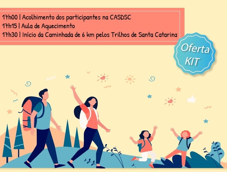 CASD Santa Catarina promove caminhada solidária
