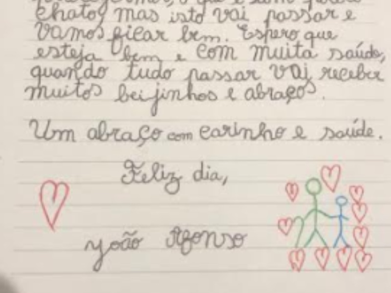 Jovens ilhavenses desafiados a escrever cartas de amor aos idosos