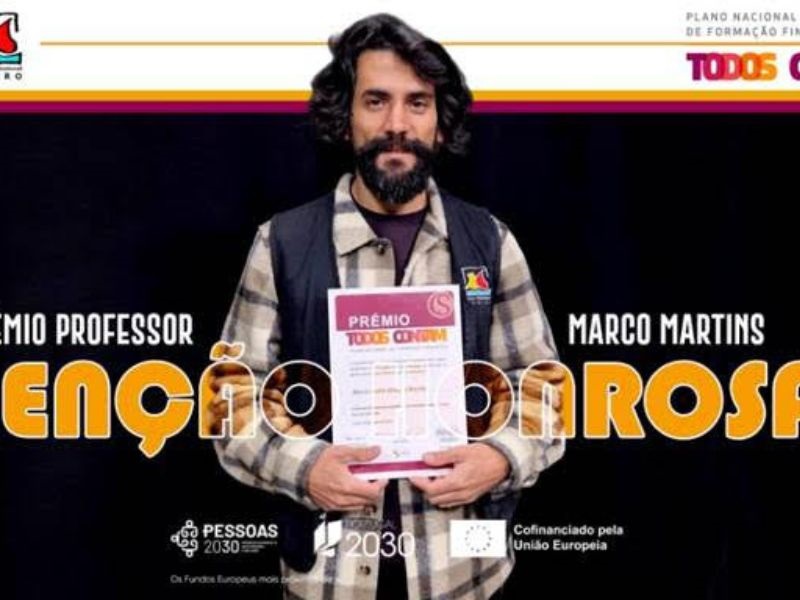 Professor da EPA distinguido com Menção Honrosa na 14ª edição do Concurso Todos Contam