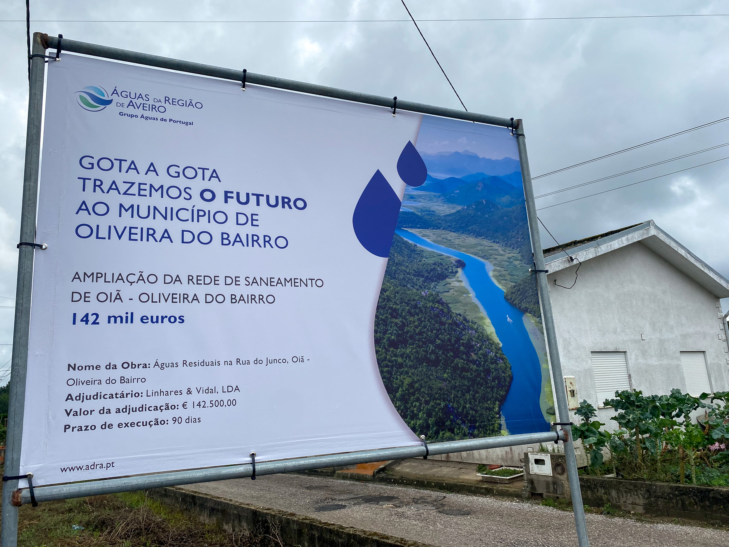 Rede de saneamento continua a crescer no Município de Oliveira do Bairro