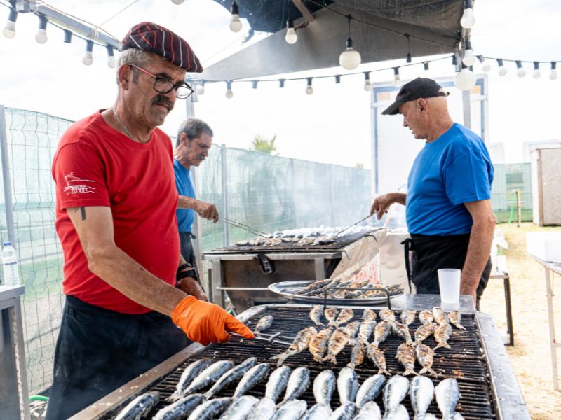 Mais de 1200kg de sardinha consumidos ao longo de quatro dias na Costa Nova