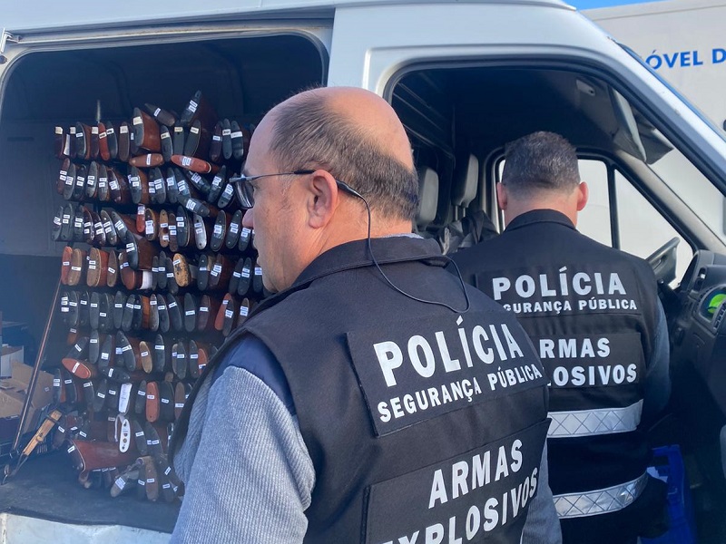 PSP de Aveiro entrega 319 armas