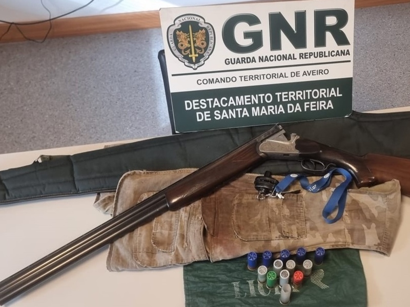 Sexagenário detido em Santa Maria da Feira por caça em área de proteção