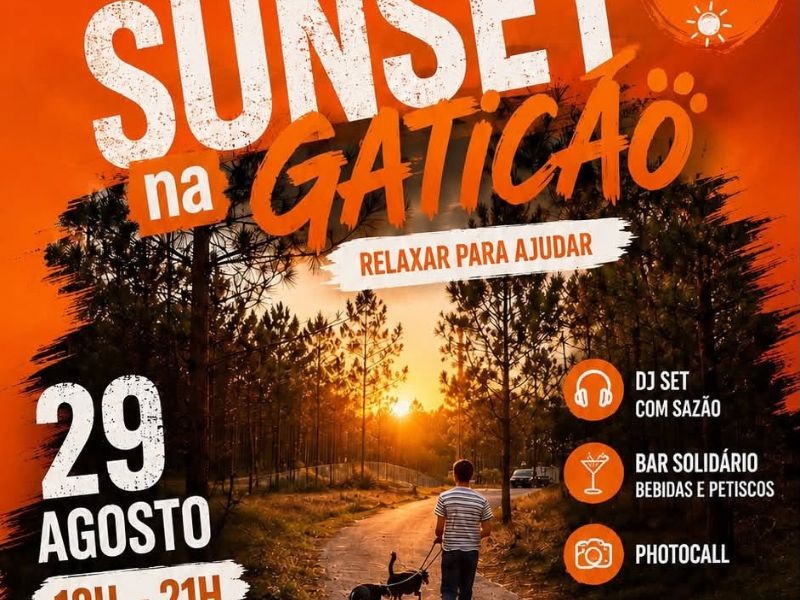 Vagos: Gaticão convida para um Sunset Solidário
